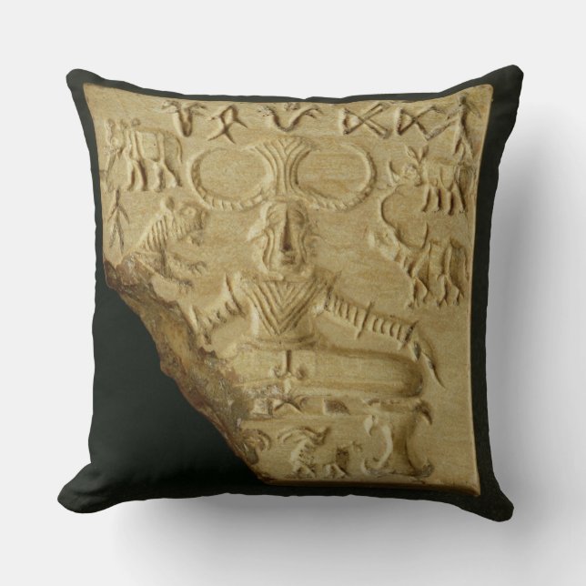 Coussin Phoque de Pasupati de stéatite, Mohenjodaro, (Recto)