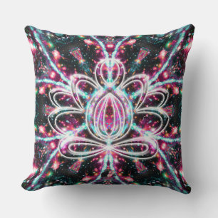 Coussin Phosphorescence Zen Lotus