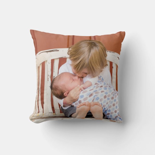 Coussin Photo à deux côtés customisée personnalisée (Recto)