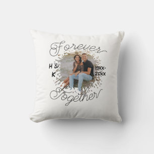 COUSSIN PHOTO ANNIVERSAIRE DE COUPLE POUR TOUJOURS ANNÉE