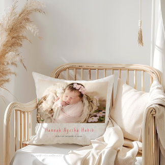 Coussin Photo Bow rose