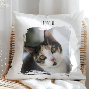 Coussin Photo Cat Pet avec nom