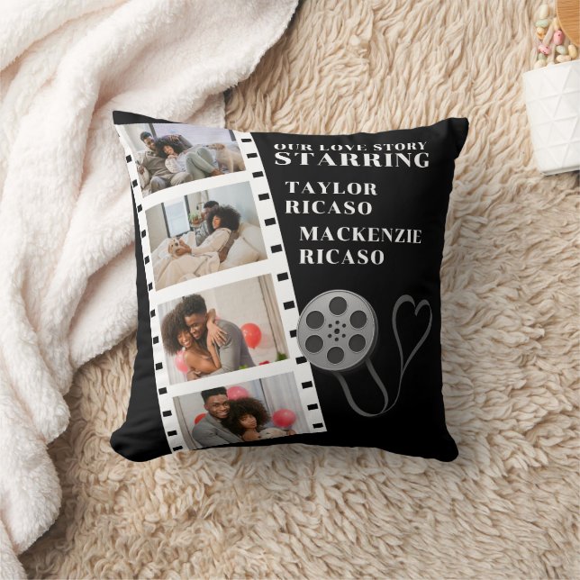 Coussin Photo Collage bande vidéo personnalisée do-it-your (Couverture)