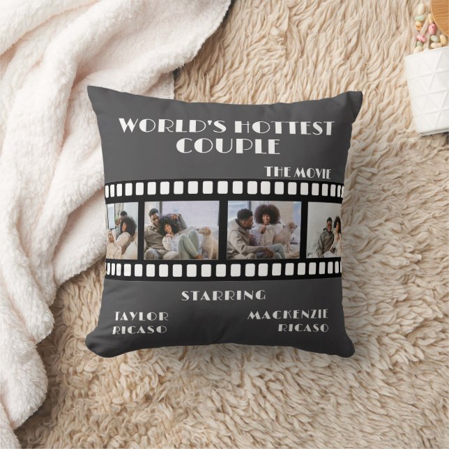 Coussin Photo Collage bande vidéo personnalisée do-it-your (Couverture)