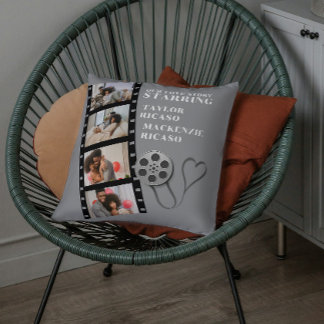 Coussin Photo Collage bande vidéo personnalisée do-it-your