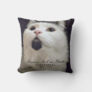 Coussin Photo Commémorative Pet Cat Pour Toujours Dans Nos