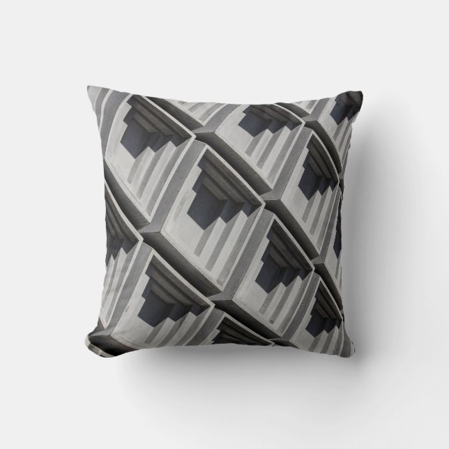 COUSSIN PHOTO COMPLÈTE DU BÂTIMENT GRIS (Recto)