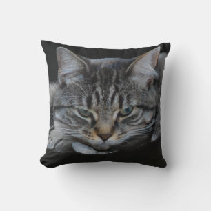 Coussin Photo de chat tigre africain sauvage, amoureux des