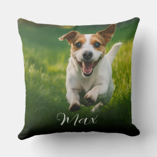 Coussin Photo de chien personnalisée