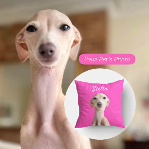 Coussin Photo de compagnie moderne + Nom   Cadeau pour pap