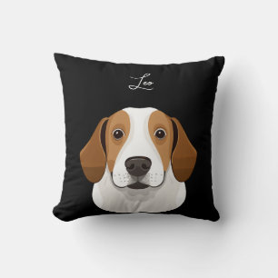 Coussin Photo de compagnie personnalisée mignonne, Portrai
