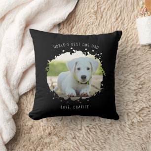 Coussin Photo de compagnie personnalisée Splash Meilleur p