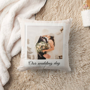 Coussin Photo de couple élégant lors d'un mariage