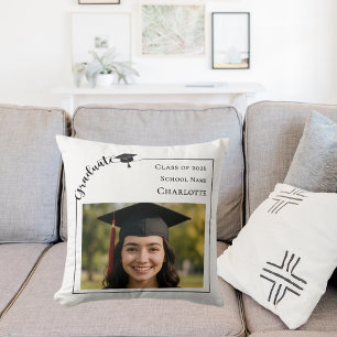 Coussin Photo de diplômé moderne