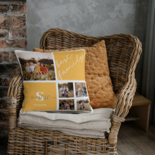 Coussin Photo de famille personnalisée et devis de famille