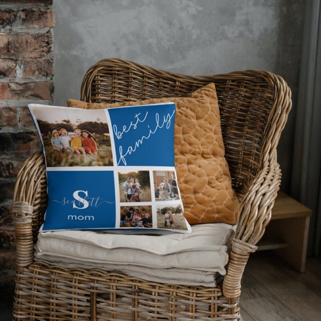 Coussin Photo de famille personnalisée et devis de famille (Créateur téléchargé)