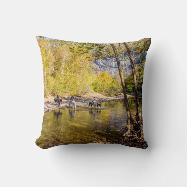 Coussin Photo De La Rivière Buffalo (Recto)