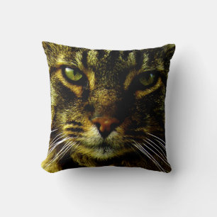 Coussin Photo de l'hypnitizing Eyes de chat