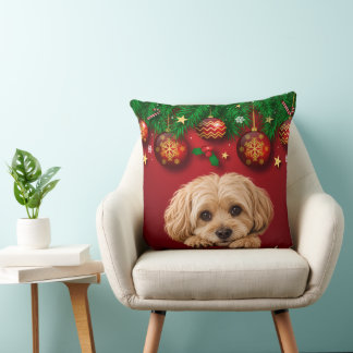 Coussin Photo de Noël personnalisé Joyeux Noël
