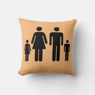 Coussin Photo De Votre Famille Sur Un