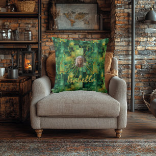 Coussin photo double face personnalisé Floral & Co