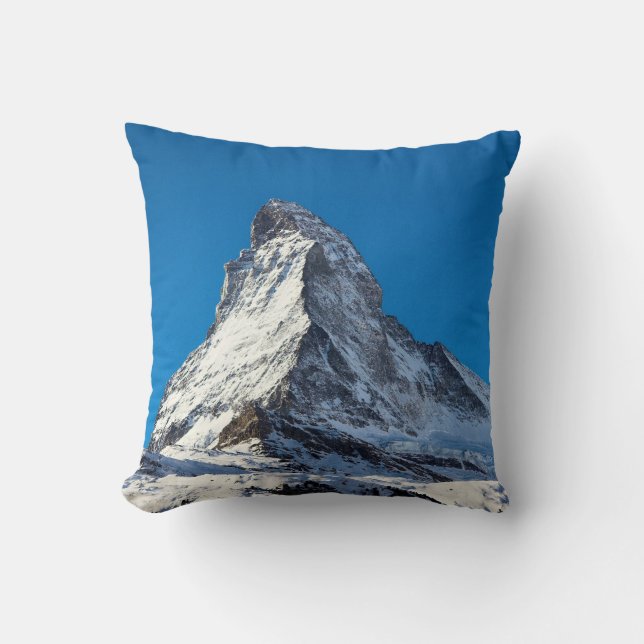 Coussin photo du Cervin (Recto)