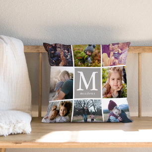 Coussin Photo du monogramme familial