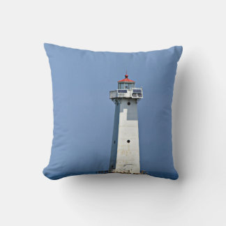 Coussin Photo du phare de Sodus Point créée en tant que