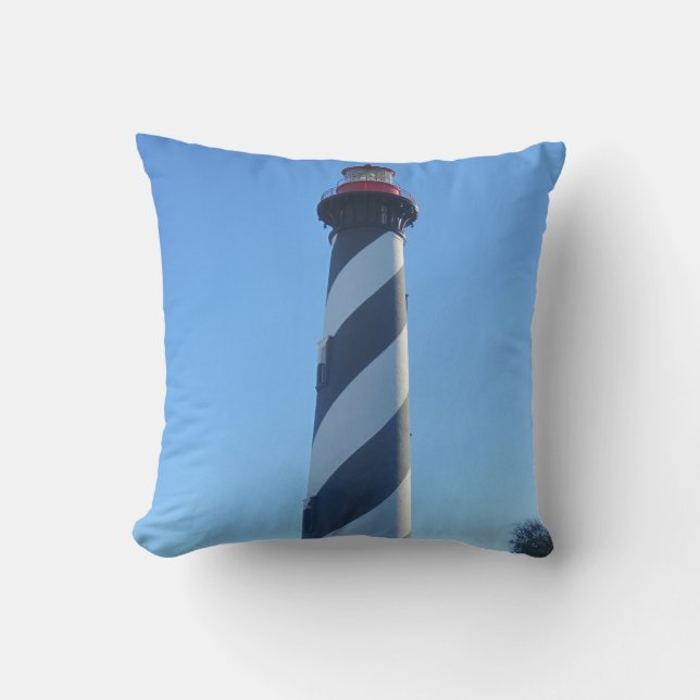 Coussin Photo du phare St Augustine créée comme (Recto)
