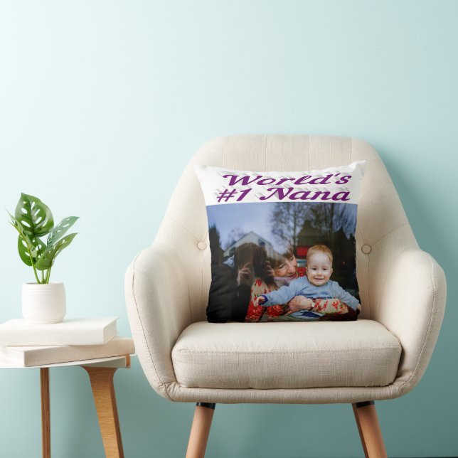 Coussin Photo en mauve de Nana (Chaise)