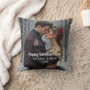 Coussin Photo et nom personnalisés pour la Saint-Valentin
