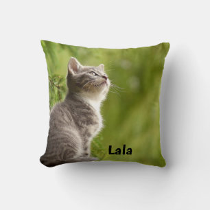 Coussin Photo et texte personnalisés pour animal de compag