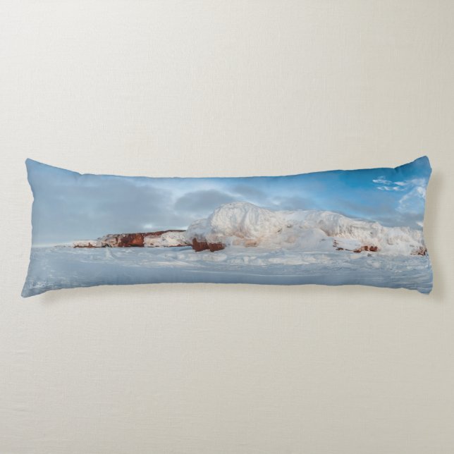 Coussin photo falaises et mer de glaces (Devant)