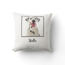 Photo minimaliste blanche personnalisée pour chien