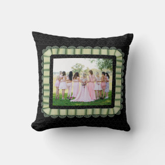 Coussin Photo moderne Meilleurs Amis Dentelle de naissance
