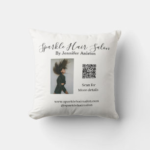 Coussin Photo moderne salon de coiffure petite entreprise 