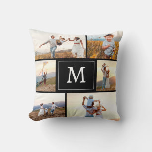 Coussin Photo Noir Moderne