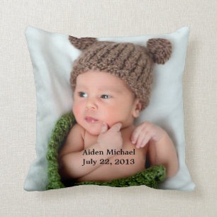 Coussin photo personnalisé