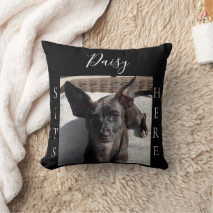 Coussin Photo personnalisé de mon animal ici