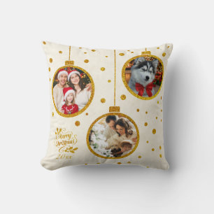 Coussin Photo Personnalisé - Décoration de Fêtes de Famill
