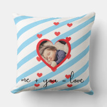 Photo personnalisé d'enfant – Moi + Toi = Amour