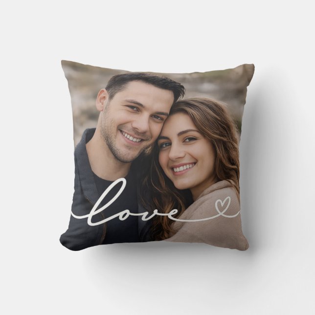 Coussin Photo personnalisé moderne  (Recto)