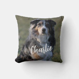 Coussin photo personnalisé pour chien de compagnie