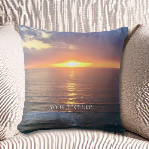 Coussin Photo personnalisée avec texte personnalisé 