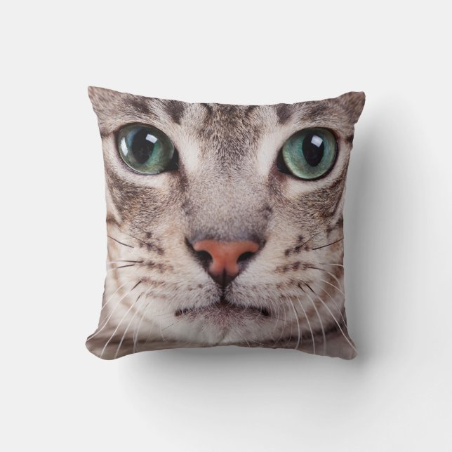 Coussin Photo personnalisée de chat pour animaux de compag (Recto)