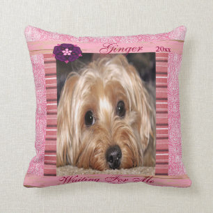 Coussin Photo personnalisée de chien