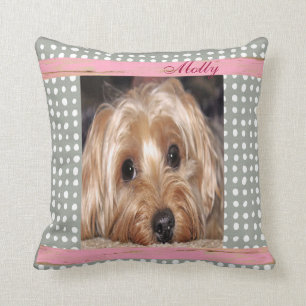 Coussin Photo personnalisée de chien
