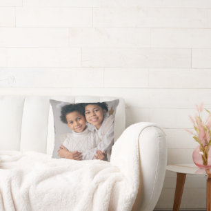 Coussin Photo personnalisée double face
