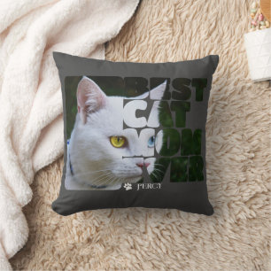 Coussin Photo personnalisée et texte personnalisé Meilleur