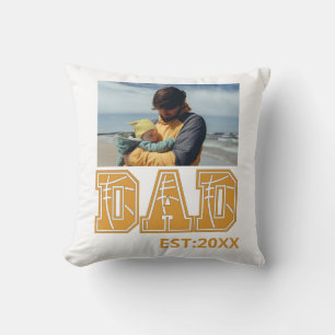 Coussin Photo personnalisée Fête des pères Sports Papa Bas